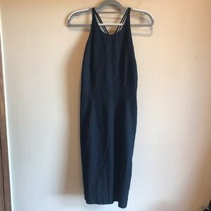 VNTG Stephanie Erin Black Linen Dress 12